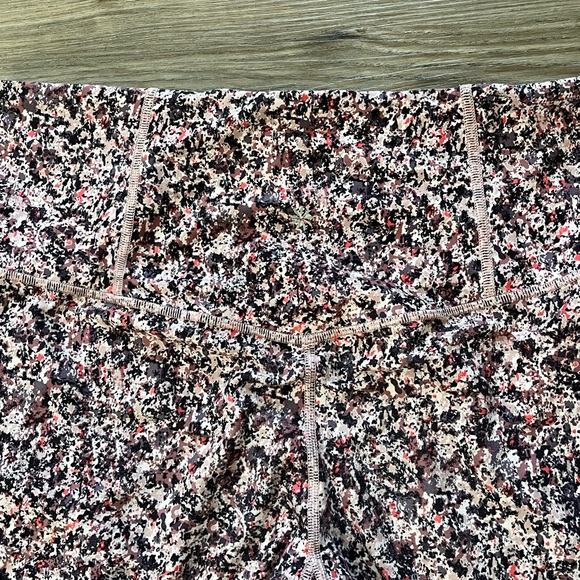 Athleta Elation 7/8 Tight Leggings - Multicolored Paint Splatter Pattern Large - Picture 11 of 12